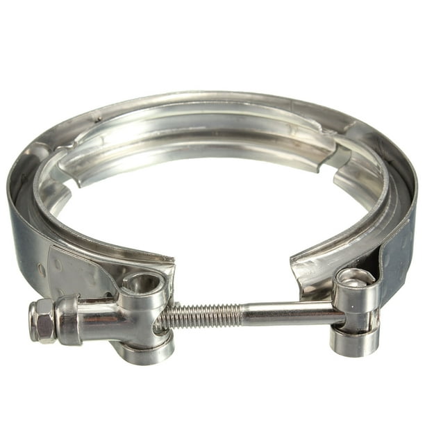 3" STAINLESS V-BAND BOLT CLAMP FOR TURBO FLANGE DOWNPIPE WASTEGATE EXHAUST